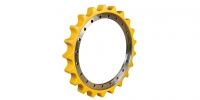 Roue dent&eacute;e